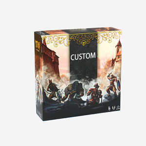 Ensemble de table de <span class=keywords><strong>jeu</strong></span> en carton écologique personnalisé, vente en gros, kit brise-glace, fête de famille, team building, impression de votre logo personnalisé - Product Image 1