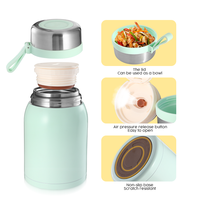 2024 EVERICH Großhandel 700ml Doppelwandiger 304 Edelstahl Thermobehälter für Erwachsene, Anpassbar für Outdoor-Lebensmittelaufbewahrung und Warmhaltefunktion