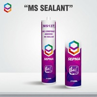 SEPNA 600ML Scellant MS Monocomposant pour Emballage de Saucisses, pour Coller Panneaux en Aluminium, Bateaux, Véhicules - Écologique et Rapide