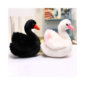 Muñeco de peluche de ganso de cuello largo personalizado, suaves y bonitos muñecos de peluche, animales pequeños de peluche, juguetes de peluche de cisne - Product Image 1