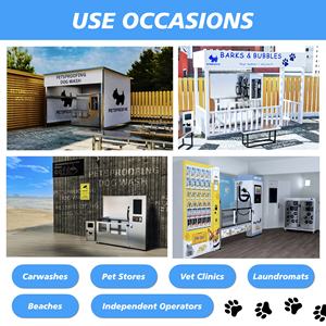 Hundewaschanlage im Neuen Design zur Selbstbedienung, Hundepflege-Waschstation mit Individuellem Aufkleber zu Verkaufen - Product Image 5
