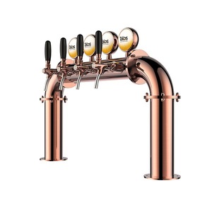 Luxury 6-Tap Dual Column Draft Beer Dispensing Tower System for Commercial Bars & Restaurants - Product Image 6