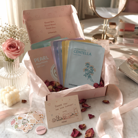 Sachets cosmétiques en gros de haute qualité, sacs roses pour masques en feuille, pochettes laminées en aluminium pour masques faciaux avec logo personnalisé