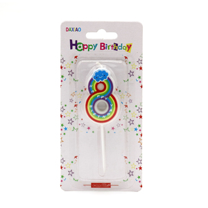 Velas de Cumpleaños con Forma de <span class=keywords><strong>Nube</strong></span> Arcoíris con Números del 0 al 9 para Niños, para Fiestas, Año Nuevo, Pascua, Ramadán, en Bares - Product Image 3