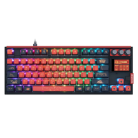 Clavier mécanique sans fil SKYLOONG GK87 Pro TKL USB-C Hot Swap avec rollover N-key et écran, clavier de jeu RGB pour Mac/Win