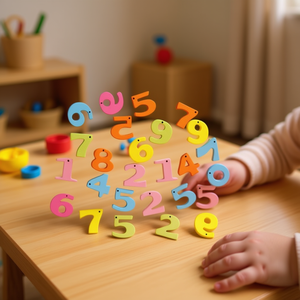 Numeri in Legno Ilan 15mm 26 Pezzi per Artigianato ed Educazione - Product Image 2