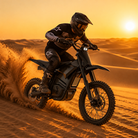 Moto tout-terrain électrique 2600W IN10, 40 MPH, 48V, batterie amovible 23.4Ah, freins hydrauliques doubles hors route pour adultes et adolescents