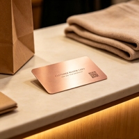Tarjetas Inteligentes Mini con Superficie Cepillada, 13.56MHz, Impermeables, Chips N213/215/216, 1K, Tarjeta de Acceso para Pagos, Uso en Hoteles y Negocios, RFID NFC