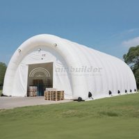 Dôme de stockage gonflable électrique OEM/ODM, abri dôme, entrepôt, tente de construction en bâche PVC, imperméable et résistant aux intempéries