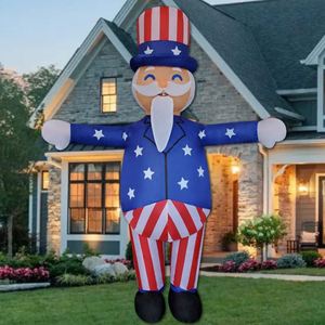 ชุดคอสเพลย์ลุงแซมแบบคลาสสิกสำหรับผู้ใหญ่ชุดแฟนซีเป่าลมชุดวันอิสระชุดเป่าลม - Product Image 6