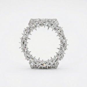 Caja de Reloj de Lujo Premium, Estilo Octagonal con Brillantes Piedras de Moissanita - Product Image 1