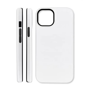 2 Trong 1 Khó nhằn TPU PC Thăng Hoa Trường Hợp Đối Với iPhone 16 Pro Max 14 Cộng Với & XR Thăng Hoa Trống Tráng Cứng Trống Bìa - Product Image 6