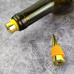 Wine Stoppers Metal Five Color Sealing Bottle Stopper For Red Wine Preservation Simple Style - Product Image 2