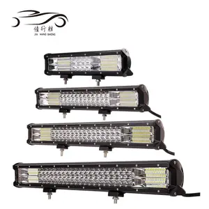 Barra de luz de led de 12 "20" 23 "31 polegadas, 3 fileiras, offroad, 180w, 288w e 360w feixe De combinação Levou Trabalho Barra de Luz 12v 4WD 4x4 24v Caminhão SUV ATV Car