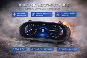 لوحة عدادات LCD كاملة أصلية لشاحنة شانشي ديلونغ X6000 - Product Image 2