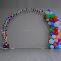 Arche de ballons gonflables automatiques NIKA pour décoration de fête, toile de fond de mariage et d'anniversaire, support d'arche de ballons