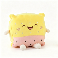 Op maat gemaakte squishy knuffel, grappige pluche snoepjes, verzamelbaar kinder cartoon voedsel knuffel ornament