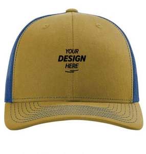 Gorra de camionero de malla impresa de 6 paneles unisex Sombrero de estilo de béisbol de tela común - Product Image 2