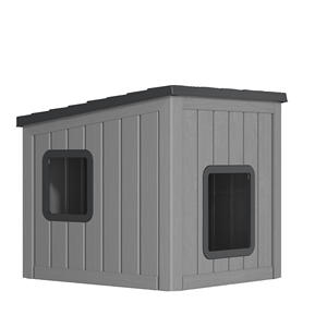 Cosy Cat House Luxe Élégant Écologique Intérieur Extérieur Paradis Facile Chaud Propre Plastique pour la récréation - Product Image 2