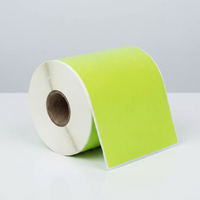 Label PVC Tahan Air, Dapat Dicetak, Persegi Panjang, Perekat Sendiri untuk Penandaan Barang Logistik Gudang, Stiker Label PVC