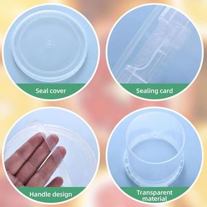 Gobelets en plastique jetables transparents de 1000 ml en PP pour les boissons aux fruits et au thé - Product Image 4