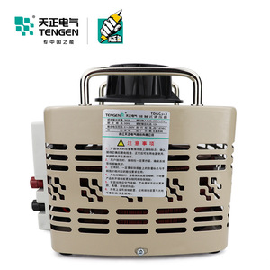 Régulateur de tension Tengen 200x230x200mm monophasé à sortie réglable, autotransformateur - Product Image 2