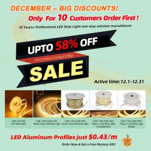 Pabrik grosir profil <span class=keywords><strong>Aluminium</strong></span> tahan UV untuk Strip lampu Led 1m 2m 3m dapat disesuaikan saluran profil <span class=keywords><strong>Aluminium</strong></span> Led - Product Image 6