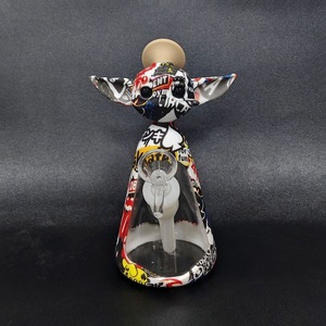 Pipa de Hookah de Vidrio con Forma de Ángel Colorida, Mini, con Cazoleta y Tubo, para Uso en Escritorio - Product Image 5