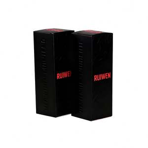 Caja de Perfume de Lujo Negra con Impresión UV |   Impresión a Color de Envases para Cosméticos |   Caja de Papel Repujado - Product Image 3