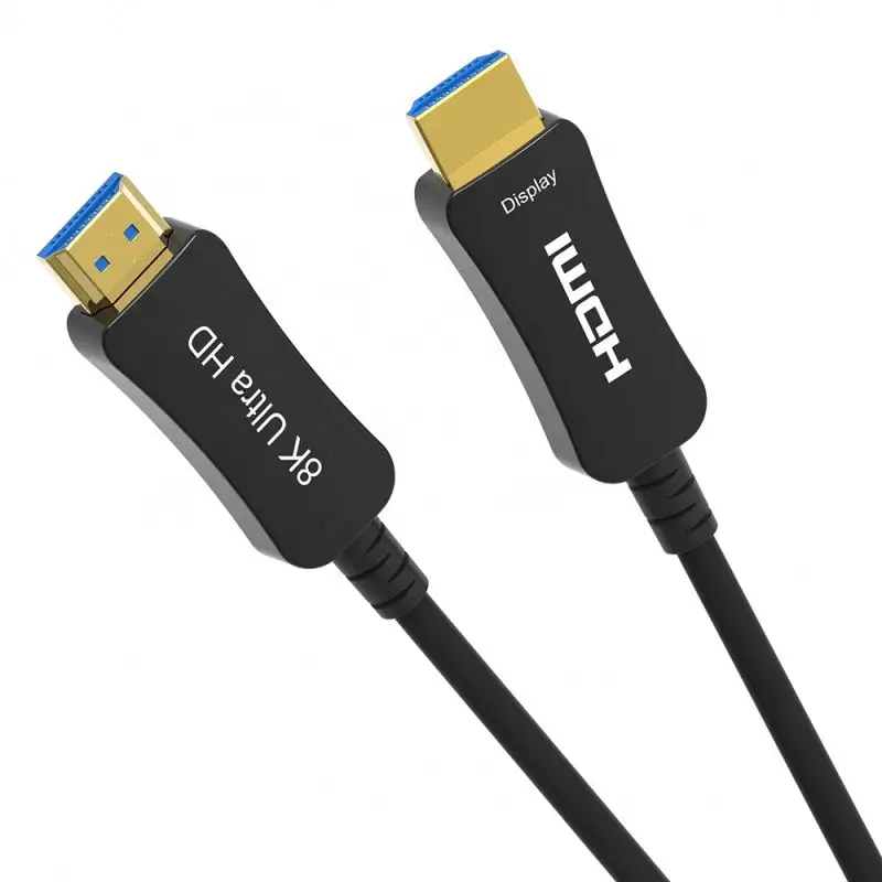 Vente chaude de haute qualité HDMI 2.1 AOC câble fibre hdmi prise en charge 48Gbps 8K câble optique