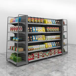 wholesale supermarkets Shopping Mall Shelf Retail for Product Supermarket Rack