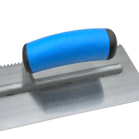 Truelle à encoche en V de 280mm en acier inoxydable durable de qualité industrielle Offre Spéciale pour une pose précise de carreaux et une application de coulis