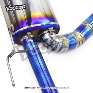 Tubos de escape OEM de rendimiento Motorsport para BMW 220/220i G42 2,0 T B48 2022 silenciador de titanio resonador Catback - Product Image 2
