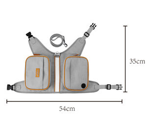 Porte-animaux multifonctionnels en nylon avec boutons-pression, design imprimé confortable en provenance du Vietnam, accessoires parfaits pour votre ami à fourrure - Product Image 6