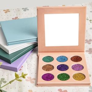 Nero Viola <span class=keywords><strong>Verde</strong></span> Su Ordinazione Di Natale Eyeshadow <span class=keywords><strong>Palette</strong></span> 9 di Colore FAI DA TE Eyeshadow <span class=keywords><strong>Palette</strong></span> - Product Image 2