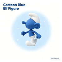 Figurine des Smurfs en résine naturelle pour décoration de chambre d'Halloween, vitrine tendance pour enfants