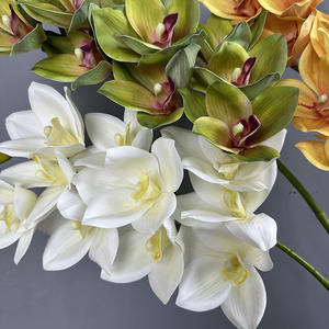 3D仿真花印花高品质家居装饰花婚礼布置窗装饰虹膜花 - Product Image 5