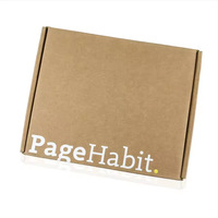 Boîte d'expédition pliante en carton ondulé, double face, extra-résistante, colorée, avec logo personnalisé imprimé en offset, emballage plat