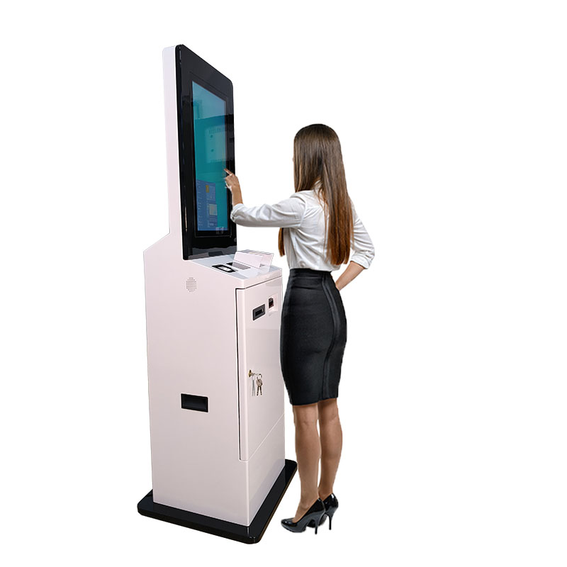 China Touch Screen Self Service Insurance Kiosk Bill Payment Kiosk Cash Acceptor Interactive Kiosk