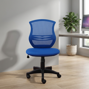 Comfortable Contemporary Breathable Mesh Executive Swivel Staff Office <b>Chair</b> with Adjustable Lumbar Support for Workshop Use - Product Image 2