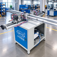 Machine à visser bilatérale adaptée à l'industrie des grilles de climatisation en alliage d'aluminium et en ABS