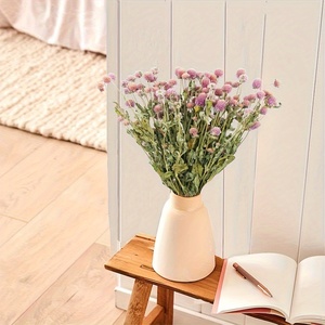 Fleurs d'amarante globe séchées naturelles, boutons de marié roses préservés pour la décoration intérieure, les mariages, les arrangements floraux DIY - Product Image 5