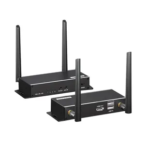 Justlink HDMI kablosuz KVM genişletici 200m kablosuz HDMI verici ve alıcı 4K 5G 2.4G Wifi dizüstü PC DVD için TV monitörü