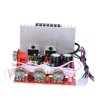 Carte d'amplification pour subwoofer DX-618 2.1 canaux 60WX3 double AC12-18V