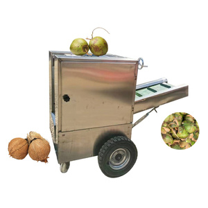 Máquina Comercial de Alta Velocidad para Desgranar Coco (2-3 unidades por pieza), Removedor de Cáscara de Coco, Máquina para Eliminar la Fibra de la Cáscara de Coco - Product Image 1