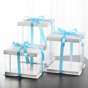 High Quality Gift Box Birthday Luxury <b>Wedding</b> Transparent <b>Cake</b> <b>Boxes</b> - Product Image 1