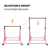 Barre de traction autoportante SHINEWELL pour gymnastique junior avec anneaux de préhension pour l'entraînement quotidien des enfants à domicile