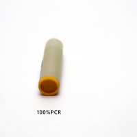 100% PCR baume à lèvres rond tube de rouge à lèvres logo personnalisé conteneur de soin des lèvres twist up baume à lèvres emballage de cosmétiques OEM vente chaude