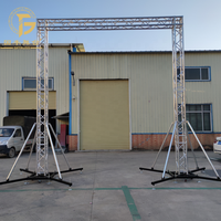Estructura de concierto al aire libre, espiga cuadrada, marco de escenario Modular, sistema de armazón de aluminio para iluminación de altavoces colgantes de eventos
