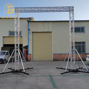Outdoor Concert Estructura Structures Square Spigot Modular Stage Frame Aluminum Truss System For Event Hanging Speaker Lighting